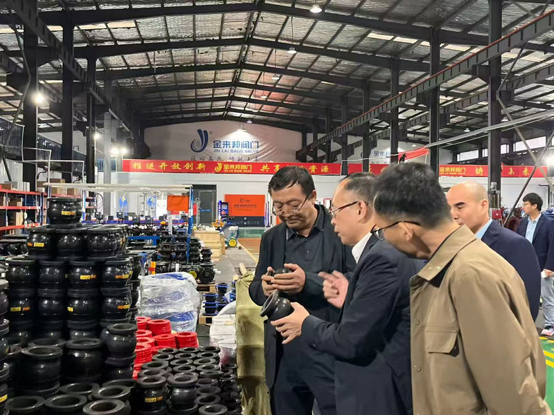 鑒企業實力謀發展新程——某水務公司領導蒞臨金來邦閥門西北工廠參觀考察與技術交流